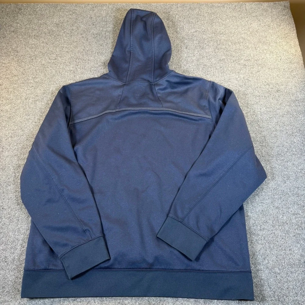 The North Face Mountain Athletics Mens XL Navy Blue Fleece Pullover Hoodie #2848